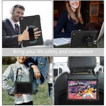 Laden Sie das Bild in den Galerie-Viewer, Gerutek Hülle für Tab S5e 10.5 Zoll Cover SM-T725/T720 Samsung Galaxy Case, Stoßfeste Robust Panzerhülle mit 360 Drehbar Stände, Handschlaufe, Schultergurt Schutzhülle, Schwarz Cover von Gerutek