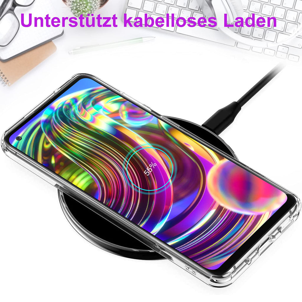 Wlife Hülle Kompatibel Samsung A21s,Slim Transparent Weich Anti-Vergilbung TPU Schutzhülle,Anti-Fingerabdruck, Anti-Kratze Qualität Stoßfest durchsichtig Silikon Handyhülle für Samsung A21s