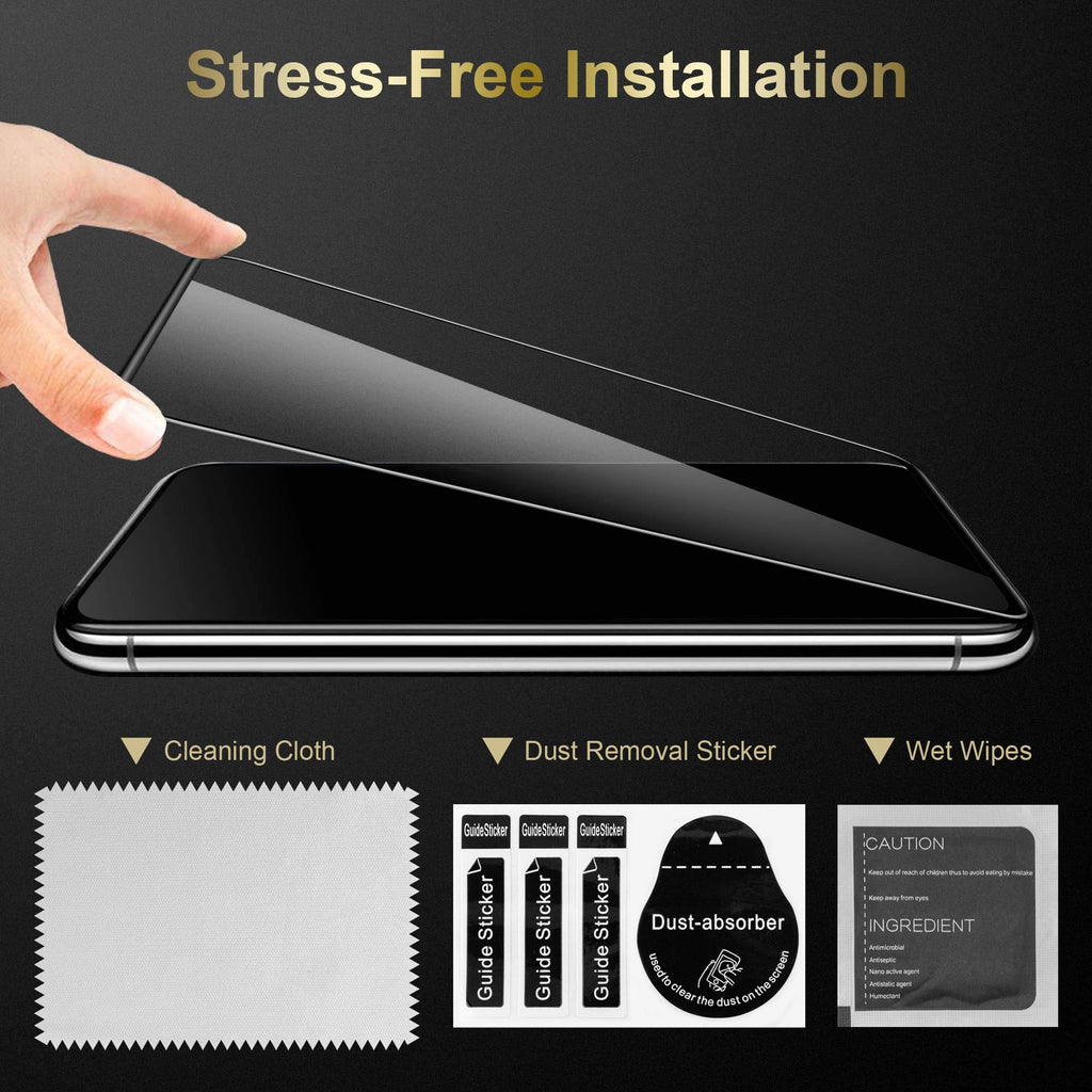 Cadorabo Vollbild Panzerglasfolie für Samsung Galaxy A51 - Schutzfolie in TRANSPARENT mit SCHWARZ - Gehärtet (Tempered) Displayschutz Glas in 9H Härte mit 3D Touch