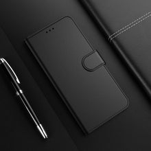 Laden Sie das Bild in den Galerie-Viewer, AURSTORE Handyhülle Kompatibel Mit Samsung Galaxy A32 5G Hülle, Premium PU Leder Schutzhülle Abdeckung, Magnetverschluss,Tasche Leder Flip Case Brieftasche Etui für (Samsung A32 5G, Schwarz Book)