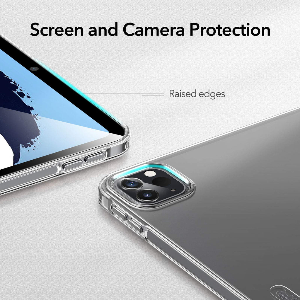 ESR Klare Hülle kompatibel mit iPad Pro 11 2021, Ultradünne Klare Weiche TPU Cover, Transparent