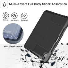 Laden Sie das Bild in den Galerie-Viewer, ZtotopCase Hülle für iPad Air 4 10.9 2020, Robuste Stoßfeste Magnetisch Schutzhülle, mit Mehrfachwinkel, Stifthalter, für iPad Air 4 10,9 Zoll 2020, Schwarz, ZTPC-iPad 10.8 DJD Black-us_SML