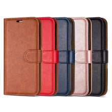 Laden Sie das Bild in den Galerie-Viewer, Case Collection Hochwertige Leder hülle für OnePlus Nord N10 5G Hülle (6,49") mit Kreditkarten, Geldfächern und Standfunktion für OnePlus Nord N10 5G Hülle