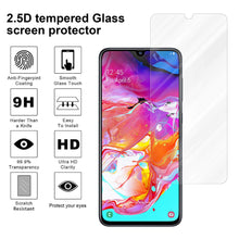 Laden Sie das Bild in den Galerie-Viewer, Cadorabo Panzerglasfolie für Samsung Galaxy A70 - Schutzfolie in KRISTALL KLAR - Gehärtet (Tempered) Displayschutz Glas in 9H Härte mit 3D Touch Kompatibilität