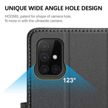 Laden Sie das Bild in den Galerie-Viewer, HOOMIL Handyhülle Kompatibel mit Samsung Galaxy A51 Hülle, Schwarz