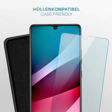 Laden Sie das Bild in den Galerie-Viewer, moex Panzerglas kompatibel mit Samsung Galaxy A42 5G - Schutzfolie aus Glas, bruchsichere Displayschutz Folie, Crystal Clear Panzerglasfolie, 2X Stück