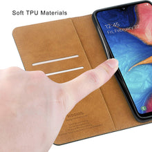 Laden Sie das Bild in den Galerie-Viewer, HOOMIL Handyhülle für Samsung Galaxy A20e Hülle Leder Tasche Flip Case Schutzhülle Kompatibel mit Samsung A20e Hülle Schwarz
