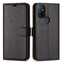 Laden Sie das Bild in den Galerie-Viewer, Case Collection Hochwertige Leder hülle für OnePlus Nord N10 5G Hülle (6,49") mit Kreditkarten, Geldfächern und Standfunktion für OnePlus Nord N10 5G Hülle