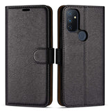 Case Collection Hochwertige Leder hülle für OnePlus Nord N10 5G Hülle (6,49