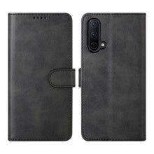 Laden Sie das Bild in den Galerie-Viewer, Cresee Kompatibel mit OnePlus Nord CE 5G Hülle, PU Leder Handyhülle mit 3 Kartenfächer, Schutzhülle Case Tasche Magnetverschluss Flip Cover Stoßfest Klapphülle für OnePlus Nord CE, Schwarz