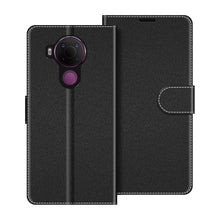 Laden Sie das Bild in den Galerie-Viewer, COODIO Handyhülle für Nokia 5.4 Handy Hülle, Nokia 5.4 Hülle Leder Handytasche für Nokia 5.4 Klapphülle Tasche, Schwarz