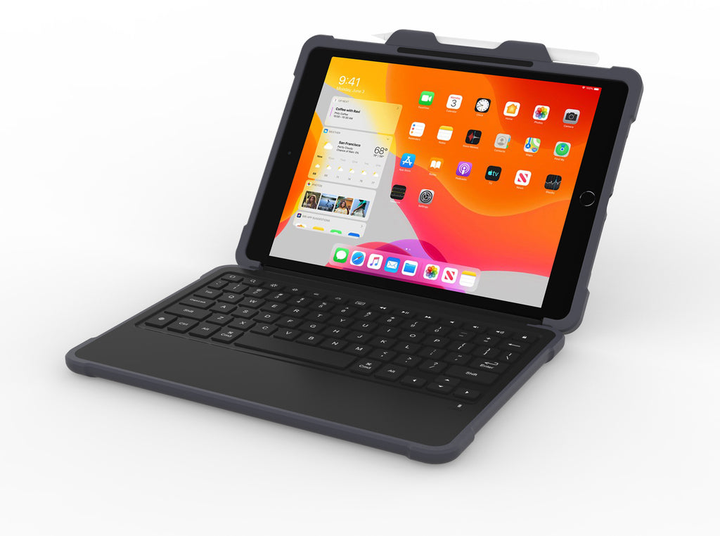 B2Bworkplace Tastatur-Hülle ULTRA RUGGED, Apple iPad 10.2" (8. Generation), Projektgeschäft Ausführung