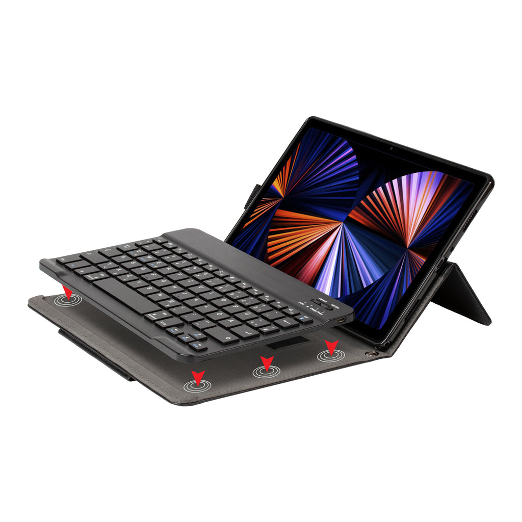 B2Bworkplace Tastatur-Hülle EXCHANGE, Apple 12.9" iPad Pro (5. Generation), Projektgeschäft Ausführung