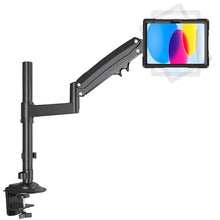 Laden Sie das Bild in den Galerie-Viewer, B2Bworkplace Tablethalterung kompatibel mit Apple iPad 10,9&quot; iPad (10. Generation) - Tisch Tablet Halte mit Abnehmbarer Schutzhülle - höhenverstellbar &amp; drehbar