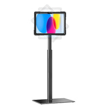 Laden Sie das Bild in den Galerie-Viewer, B2Bworkplace Bodenständer kompatibel mit Apple iPad 10,9" iPad (10. Generation) - Tablethalterung mit Abnehmbarer Schutzhülle - höhenverstellbar &amp; drehbar