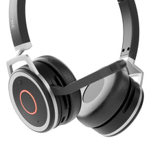 Laden Sie das Bild in den Galerie-Viewer, PC Headset Kopfhörer Bluetooth kabellos - Mikrofon mit Geräuschunterdrückung, MS Teams optimiert, PC &amp; Smartphone parallel, Ladestation, Anrufsteuerung, Status-LED, Zoom &amp; Skype for Business