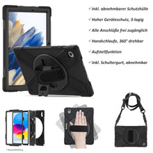 Laden Sie das Bild in den Galerie-Viewer, B2Bworkplace Wandhalterung kompatibel mit Microsoft Surface Go 2/3/4 - Tablet Halterung mit abnehmbarer Schutzhülle - mit Schwenkarm und drehbar