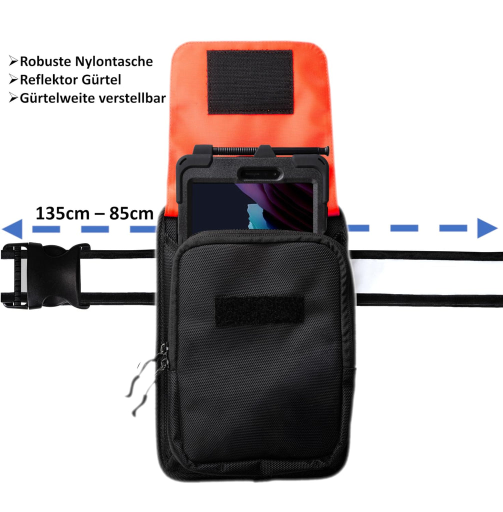 B2Bworkplace Holster - 8 Zoll große Tablet Tasche Kompatibel mit Samsung Galaxy Tab Active 3 und Active 5