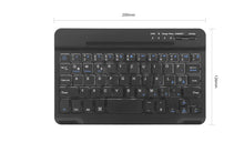Laden Sie das Bild in den Galerie-Viewer, B2Bworkplace Bluetooth Tastatur kompatibel mit Samsung Galaxy Tab Active 3 und Active 5 - kleine 8 Zoll Größe