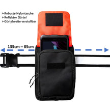 Laden Sie das Bild in den Galerie-Viewer, B2Bworkplace Holster Gürteltasche - 8 Zoll große Tablet Tasche Kompatibel mit Samsung Galaxy Tab Active 3 und Active 5 - inkl. Bluetooth Tastatur