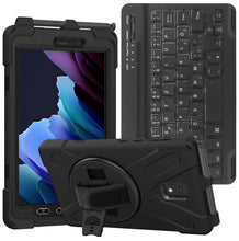 Laden Sie das Bild in den Galerie-Viewer, B2Bworkplace Tastatur Hülle kompatibel mit Samsung Galaxy Tab Active 3 und Active 5 - Schutzhülle für Ihr Tablet