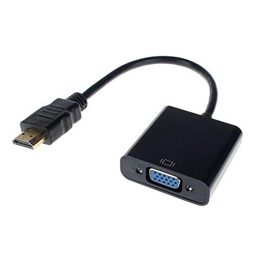 Rankie 1080P Active HDTV HDMI zu VGA Adapter (Stecker auf Buchse) Konverter mit Audio für PC, Monitor, Projektor, HDTV, Xbox und mehr