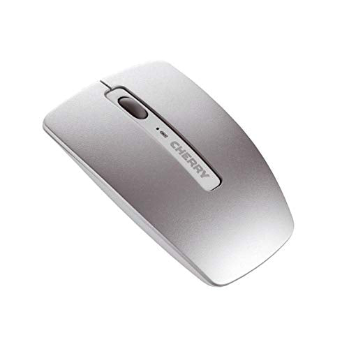 CHERRY DW 8000 RF Wireless QWERTZ Deutsch Silber, Weiß Tastatur - Tastaturen (Standard, Kabellos, RF Wireless, QWERTZ, Silber, Weiß, Maus enthalten)