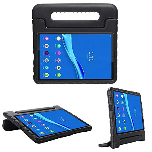 i-original Compatible with Lenovo Tab M10 FHD Plus (TB-X606F/TB-X606X) 10.3 Inch Case,Shockproof EVA Case for Kids Bumper Cover Handle Stand,Convertible Handle Lightweight Protective Cover (Black)