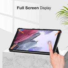 Laden Sie das Bild in den Galerie-Viewer, Fintie Slim Case for Samsung Galaxy Tab A7 Lite 8.7 inch 2021 Model (SM-T220/T225/T227), Ultra Thin Lightweight Hard Back Shell Tri-Fold Stand Cover, Black