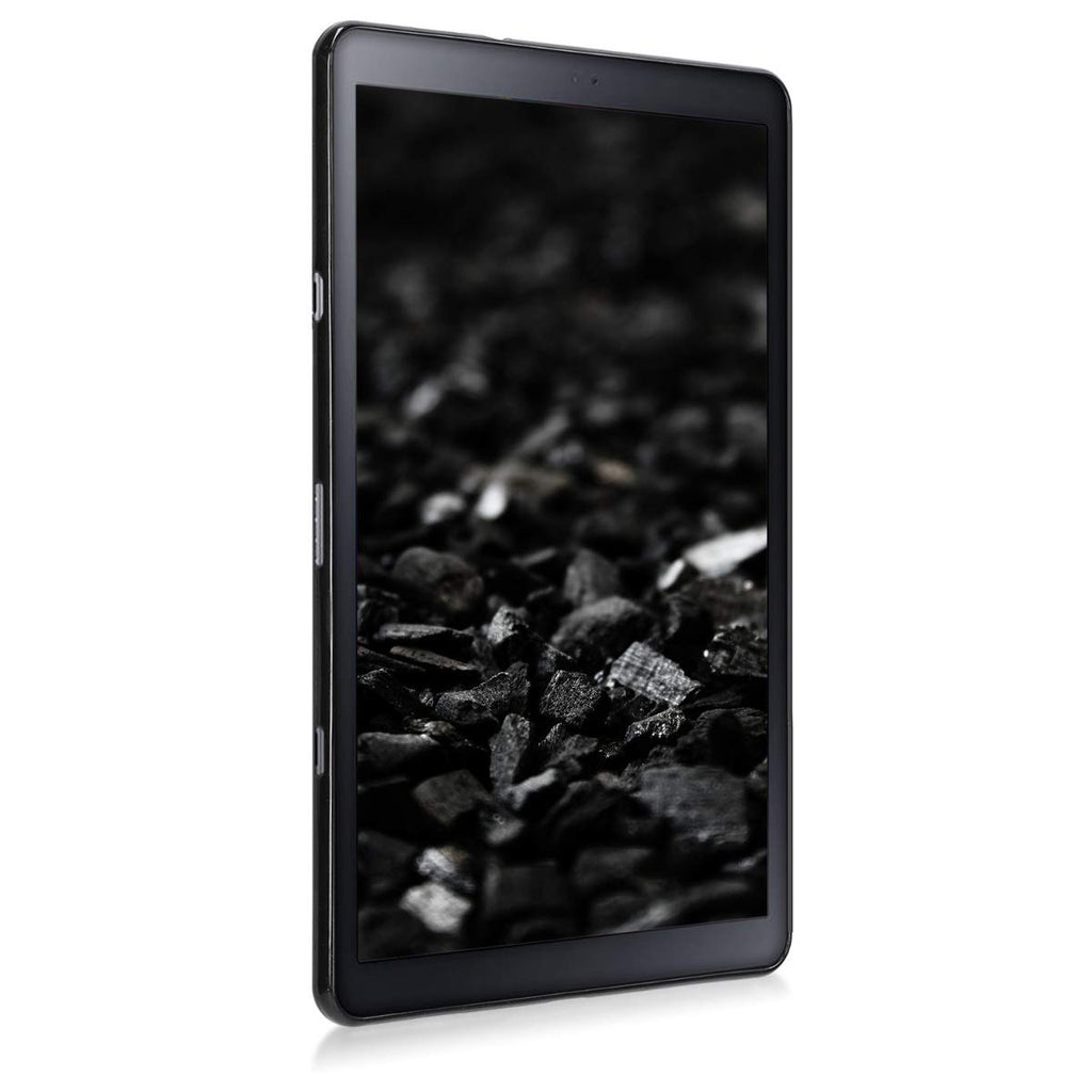 kwmobile Hülle kompatibel mit Samsung Galaxy Tab A 10.5 - Silikon Tablet Cover Case Schutzhülle Schwarz matt
