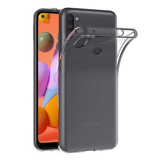 AICEK Hülle Compatible für Samsung Galaxy A11 / M11 Transparent Silikon Schutzhülle für Samsung Galaxy A11 Case Clear Durchsichtige TPU Bumper Samsung Galaxy M11 Handyhülle (6,4 Zoll)