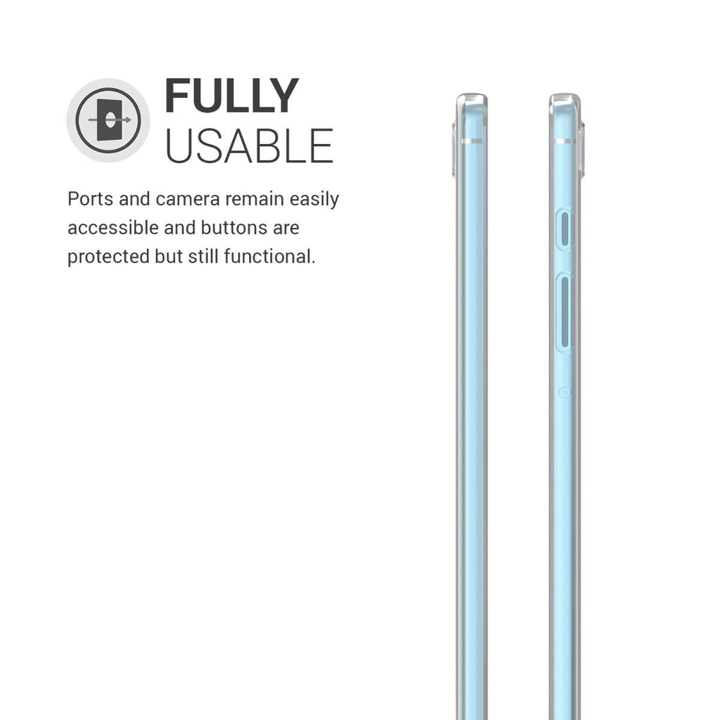kwmobile Hülle kompatibel mit Samsung Galaxy Tab S6 Lite - Silikon Tablet Cover Case Schutzhülle Transparent