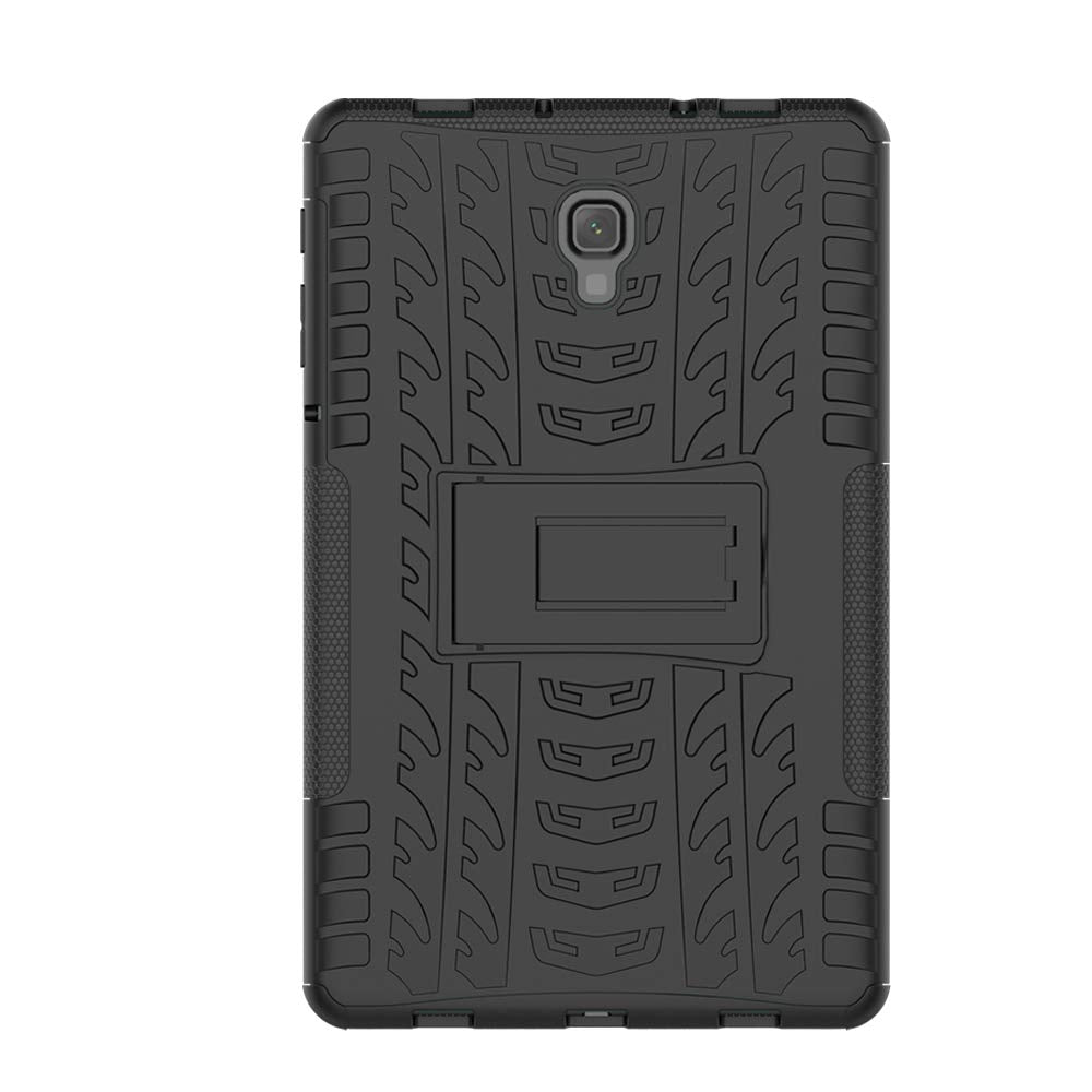 KATUMO Samsung Galaxy Tab A 10.5 (2018) SM-T590N/T595N Schutzhülle Cover, Rugged Heavy Duty Hard Back Case mit Kickstand für Samsung Galaxy Tab A SM-T590N/T595N 10.5 Zoll Tablet, schwarz