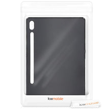 Laden Sie das Bild in den Galerie-Viewer, kwmobile Hülle kompatibel mit Samsung Galaxy Tab S6 - Silikon Tablet Cover Case Schutzhülle Schwarz matt