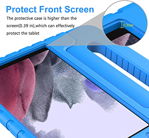BMOUO Kids Case for Samsung Galaxy Tab A7 Lite 8.7 inch 2021,Galaxy Tab A7 Lite Case,Shockproof Lightweight Convertible Handle Stand Case for Samsung Galaxy Tab A7 Lite 8.7" (SM-T220/T225),Blue