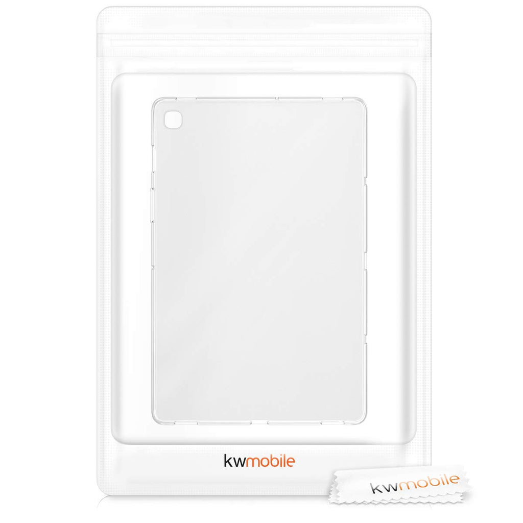 kwmobile Hülle kompatibel mit Samsung Galaxy Tab S5e - Silikon Tablet Cover Case Schutzhülle Matt Transparent