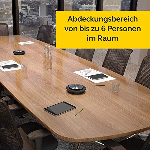 Jabra Speak 710 MS Universal USB/Bluetooth schwarz, Silber – Lautsprecher (Universal, schwarz, Silber, Portable, 30 m, 70 dB, 1 m)