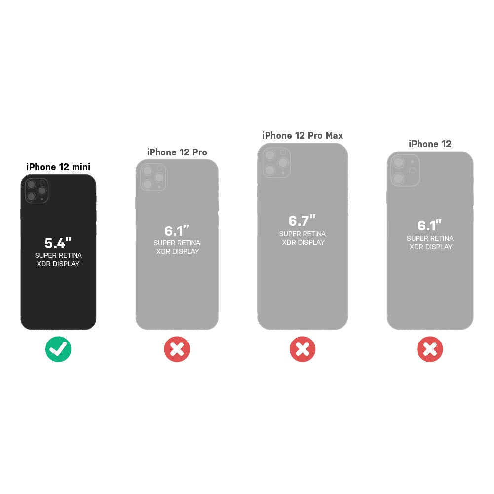 OtterBox für Apple iPhone 12 mini, Glas Displayschutz, Value Glass - Keine Einzelhandelsverpackung