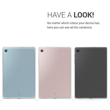 Laden Sie das Bild in den Galerie-Viewer, kwmobile Hülle kompatibel mit Samsung Galaxy Tab S6 Lite - Silikon Tablet Cover Case Schutzhülle Transparent