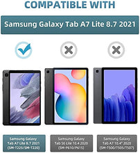 Laden Sie das Bild in den Galerie-Viewer, BMOUO Kids Case for Samsung Galaxy Tab A7 Lite 8.7 inch 2021,Galaxy Tab A7 Lite Case,Shockproof Lightweight Convertible Handle Stand Case for Samsung Galaxy Tab A7 Lite 8.7&quot; (SM-T220/T225),Blue
