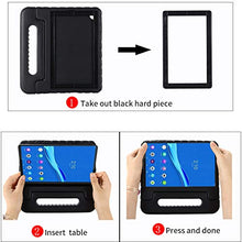 Laden Sie das Bild in den Galerie-Viewer, i-original Compatible with Lenovo Tab M10 FHD Plus (TB-X606F/TB-X606X) 10.3 Inch Case,Shockproof EVA Case for Kids Bumper Cover Handle Stand,Convertible Handle Lightweight Protective Cover (Black)
