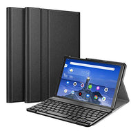 Fintie Tastatur Hülle für Lenovo Tab M10 FHD Plus/Smart Tab M10 FHD Plus 10.3 Zoll TB-X606, Slim Schutzhülle mit magnetisch Abnehmbarer Deutsches QWERTZ Bluetooth Keyboard, Schwarz