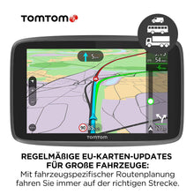 Laden Sie das Bild in den Galerie-Viewer, TomTom LKW Navigationsgerät GO Professional 6250 (6 Zoll, Sonderziele und Routen für LKW, Stauvermeidung dank TomTom Traffic, Karten-Updates Europa, Updates über Wi-Fi, hochwertige Halterung)