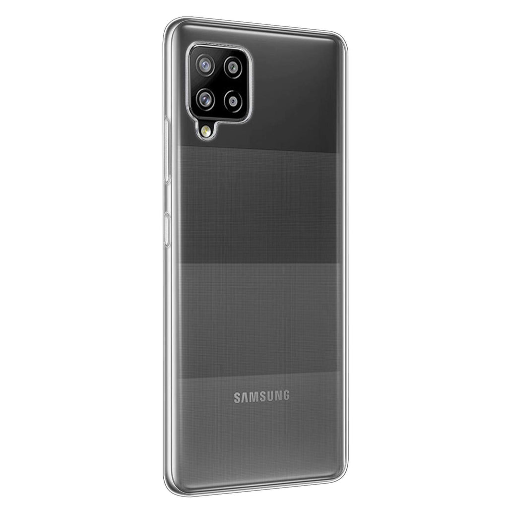32nd Klare Gel Series - Crystal Clear Gel Ultra Dünn Schutzhülle Case Silikon für Samsung Galaxy A42 5G (2020), Durchsichtige Backcover Handyhülle TPU Hülle - Transparent