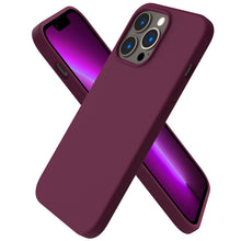 Laden Sie das Bild in den Galerie-Viewer, ORNARTO kompatibel mit iPhone 13 Pro 6,1 Silikon Case, Hülle Ultra Dünne Voller Schutz Flüssig Silikon Handyhülle Schutz für iPhone 13 Pro (2021) 6,1 Zoll-Schwarz