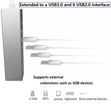 Laden Sie das Bild in den Galerie-Viewer, zedela Hub USB 3.0+USB 2.0-7 Superspeed Ports mit 1 Ladeport und 7 EIN für PC/MAC, Netbook,Ultrabooks, Tablet-PC und weiteren USB 3.0 kompatiblen Geräten(ohne Netzteil)