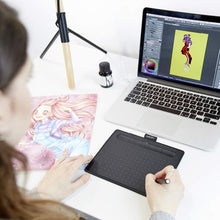 Laden Sie das Bild in den Galerie-Viewer, Wacom Intuos S Stift-Tablett (mit druckempfindlichem Stift &amp; Bluetooth-Mobiles Zeichentablett zum Malen &amp; Fotobearbeitung) schwarz - Ideal für Home-Office &amp; E-Learning