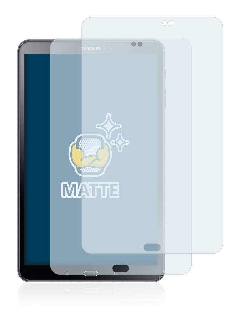 BROTECT 2X Entspiegelungs-Schutzfolie kompatibel mit Samsung Galaxy Tab A 10.1 SM-T585 / T580 (2016) Matt, Anti-Reflex, Anti-Fingerprint