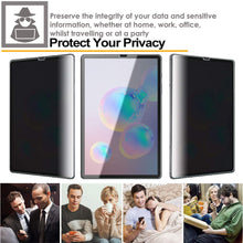 Laden Sie das Bild in den Galerie-Viewer, TECHGEAR Antispy Privatsphäre Panzerglas für Galaxy Tab S6 10,5 (SM-T860 /SM-T865 Serie) - Privacy Panzerglas Displayschutzfolie aus gehärtetem Glas Kompatibel mit Samsung Galaxy Tab S6 10.5