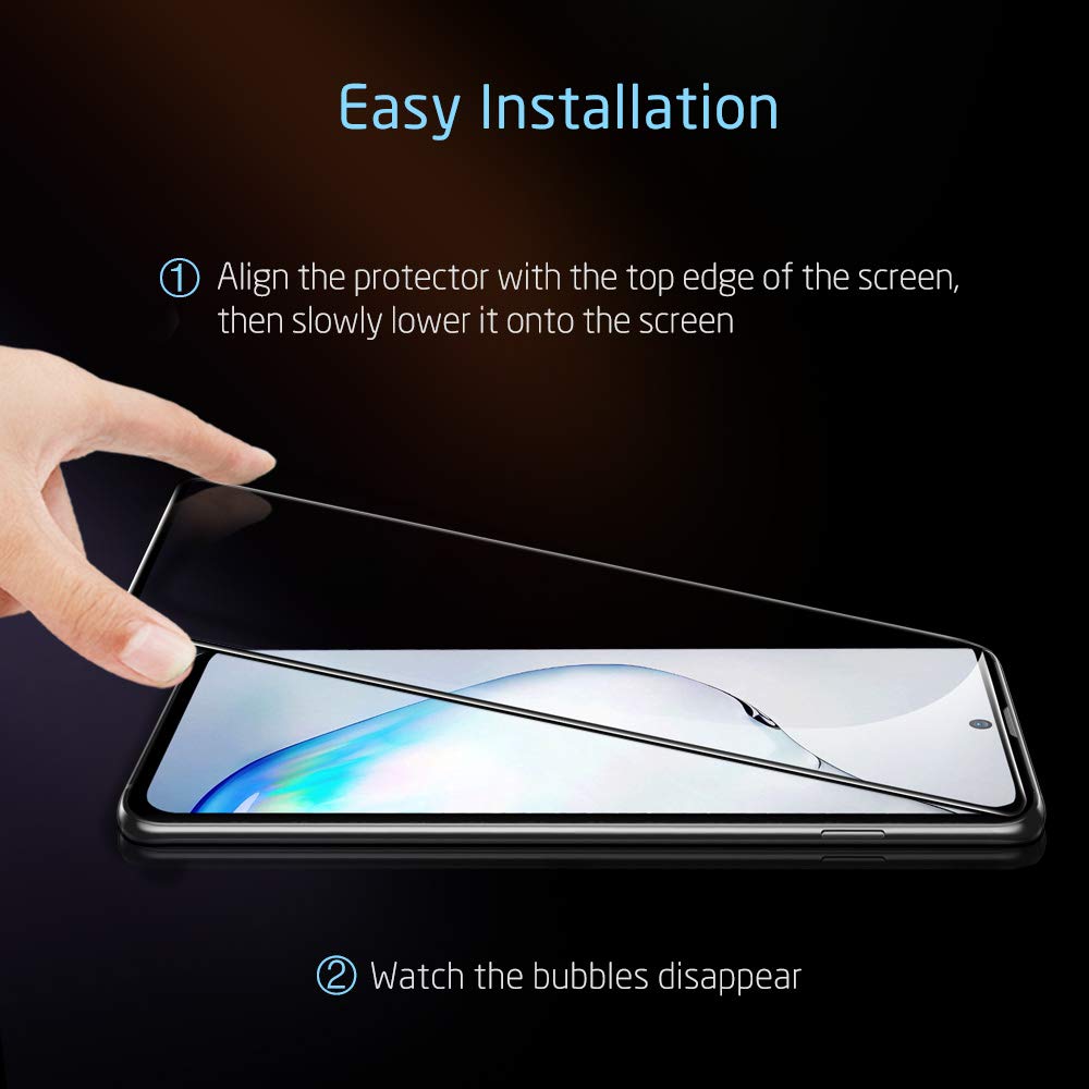 ESR Display Schutzfolie kompatibel mit dem Samsung Galaxy Note 10 Lite - Panzerglas Schutzfolie für das Samsung Galaxy Note 10 Lite (2020)